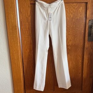 White House Black Market Cream Trousers